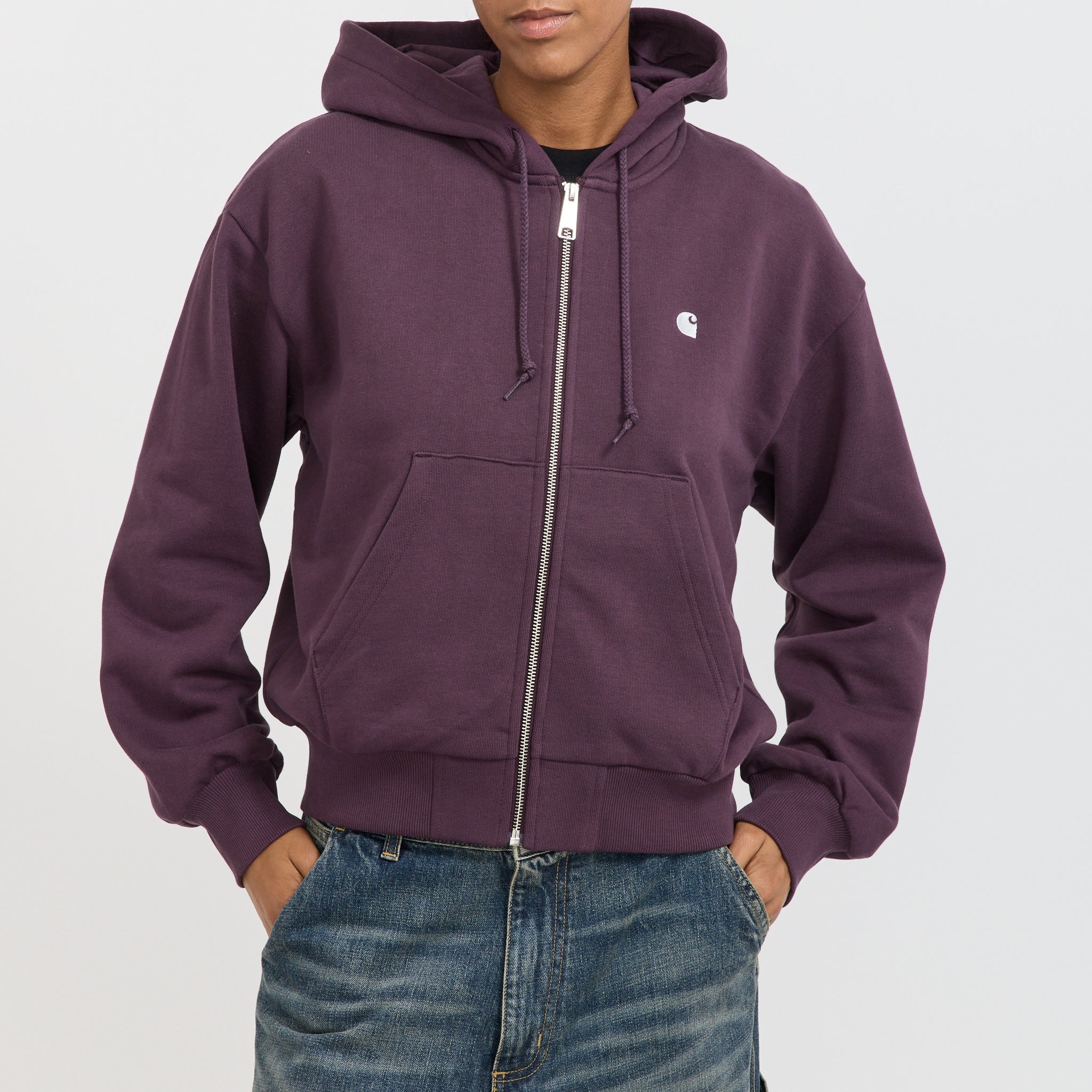 Women's Hooded Casey Jacket Cozy Purple/Silver - Image 5