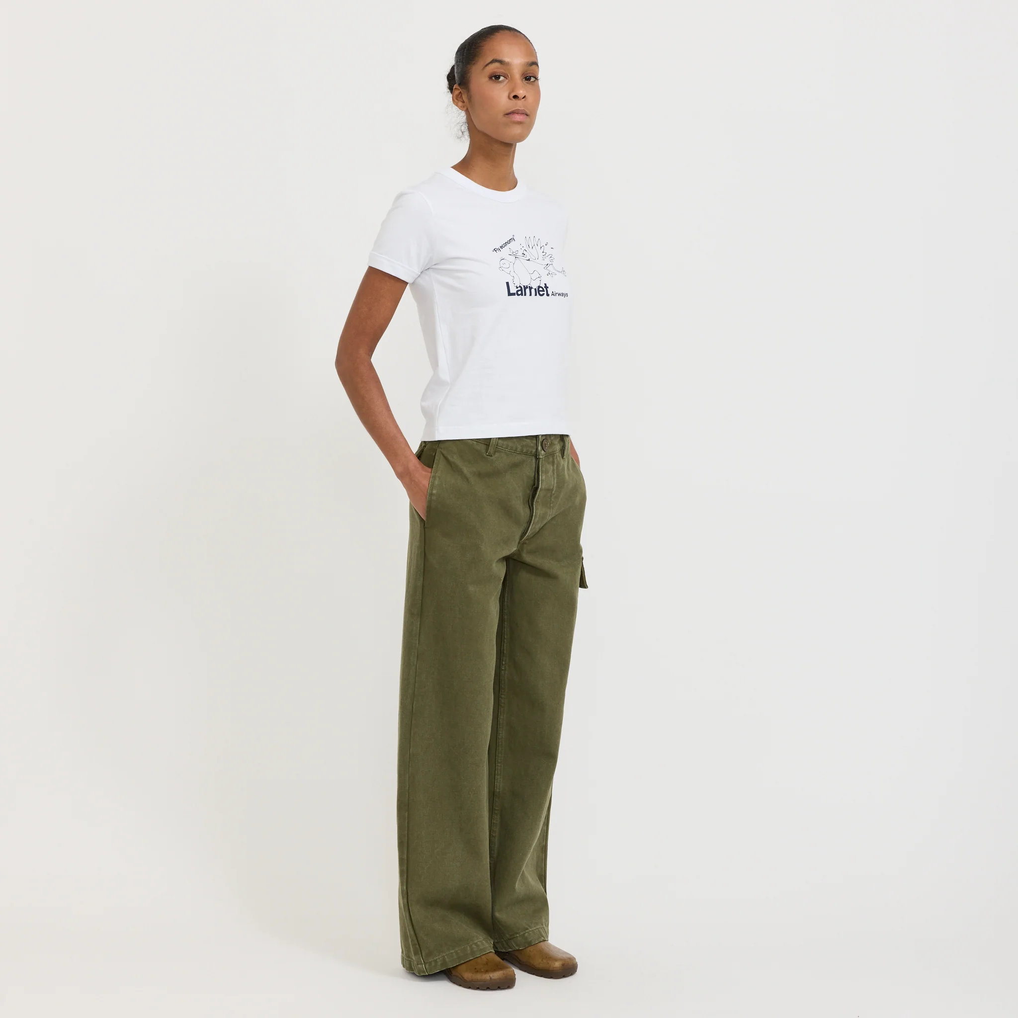 Womens Marsh Pant Used Olive - Image 2
