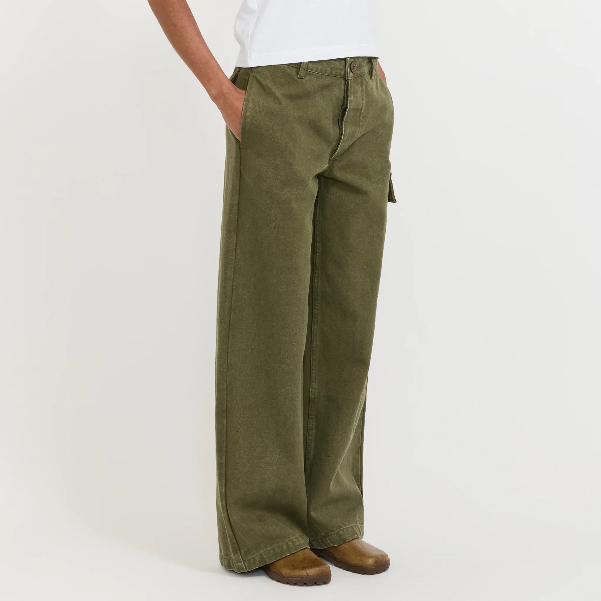 Womens Marsh Pant Used Olive - Image 3