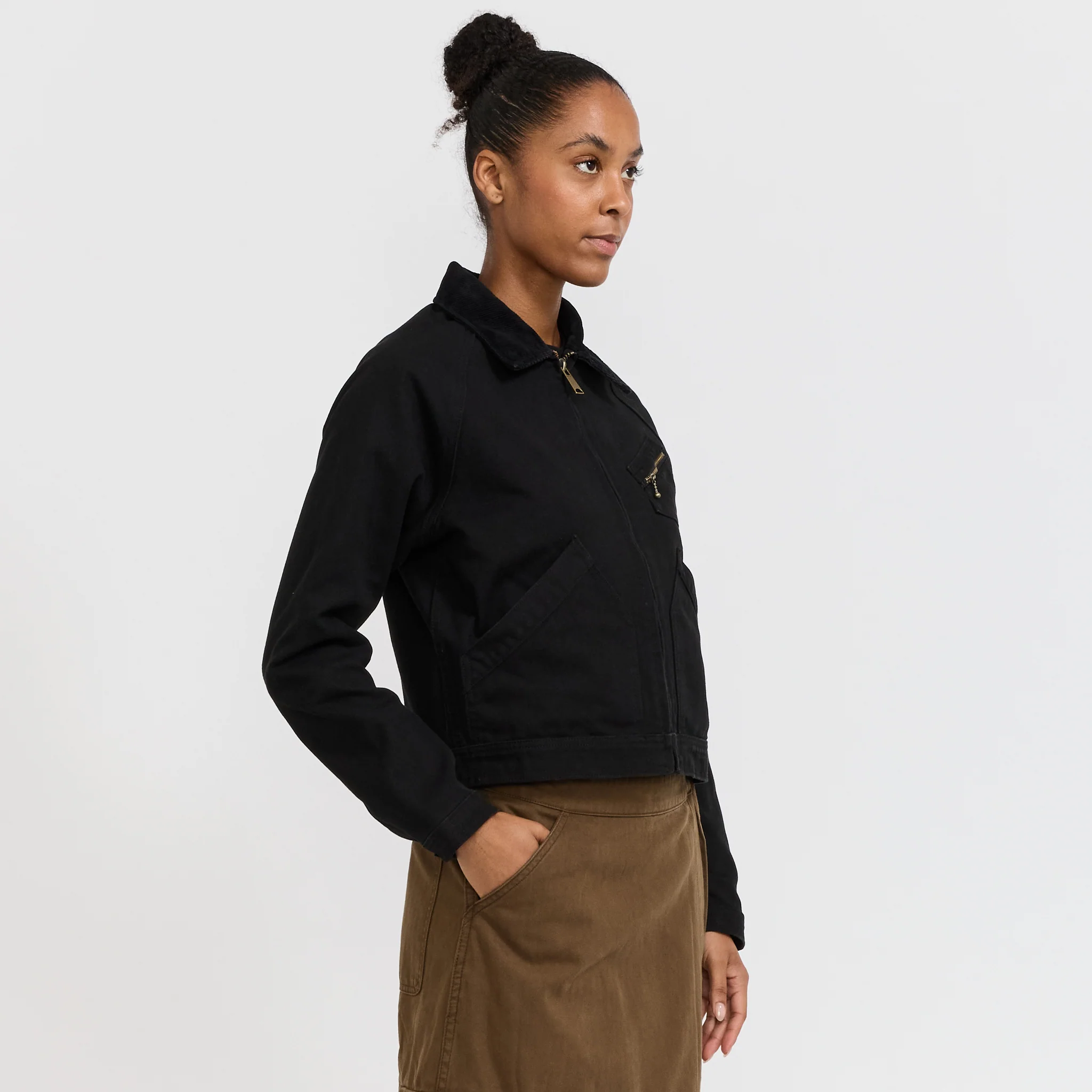Womens Ranch Jacket Black - Image 3
