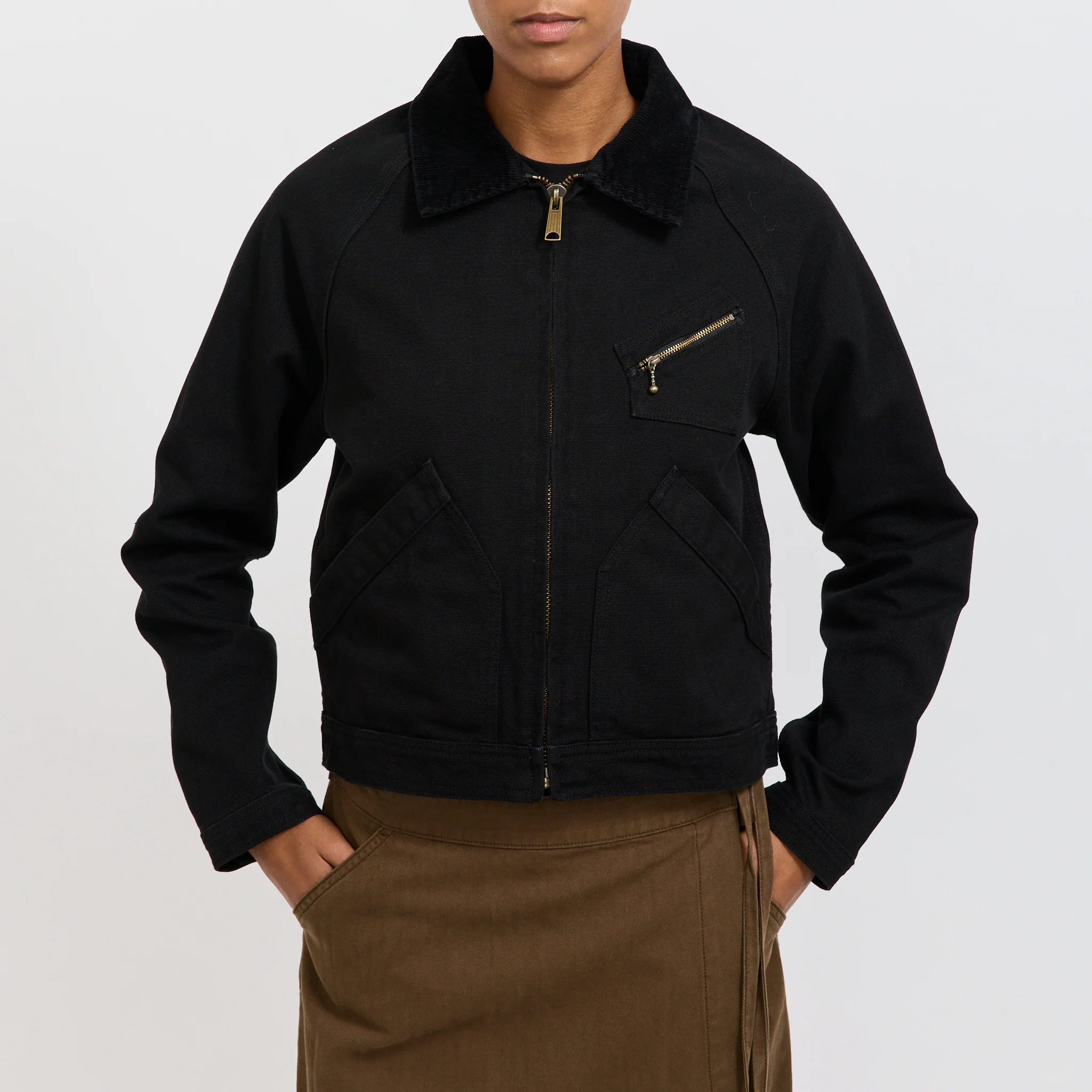 Womens Ranch Jacket Black - Image 5
