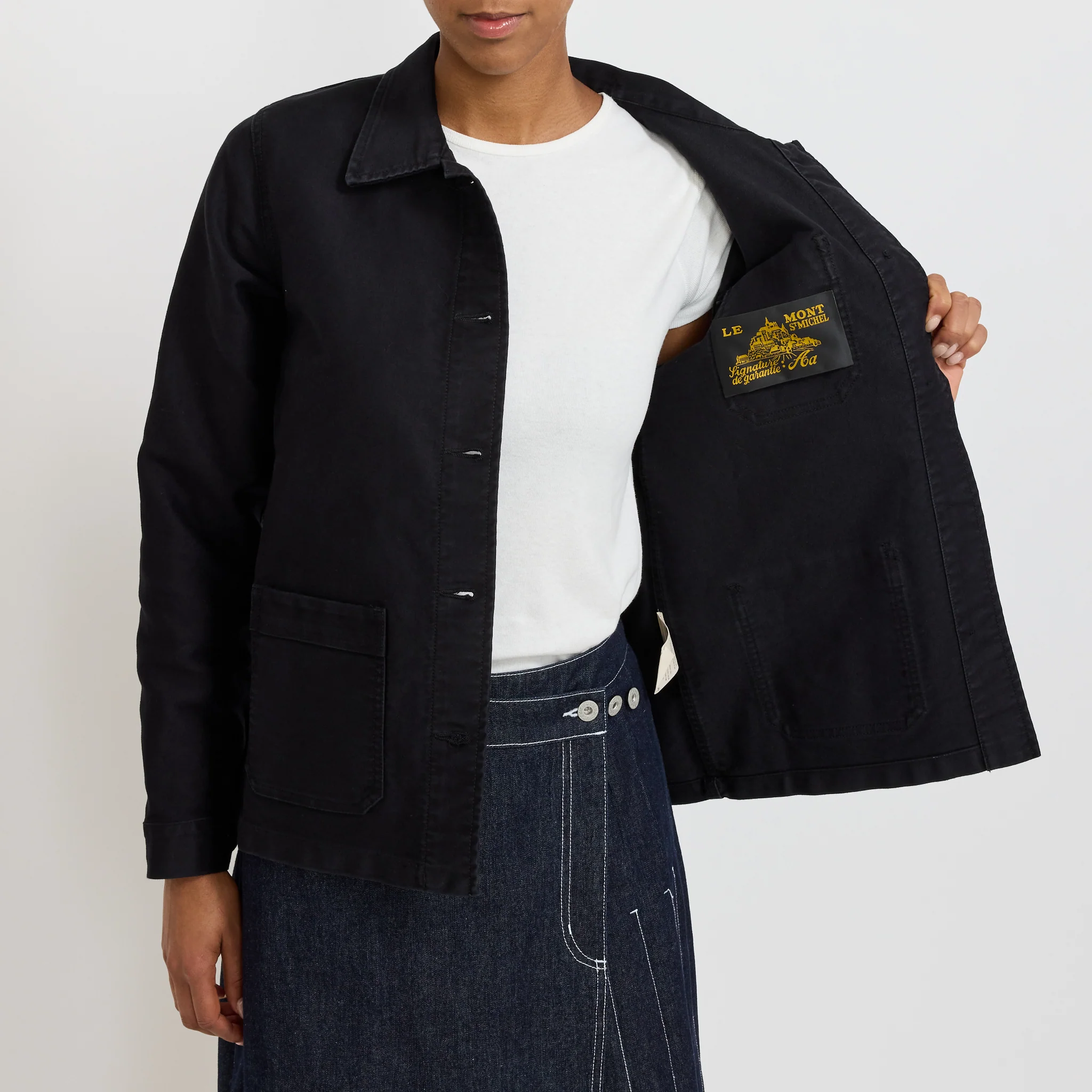 W's Genuine Work Jacket Black - Image 7