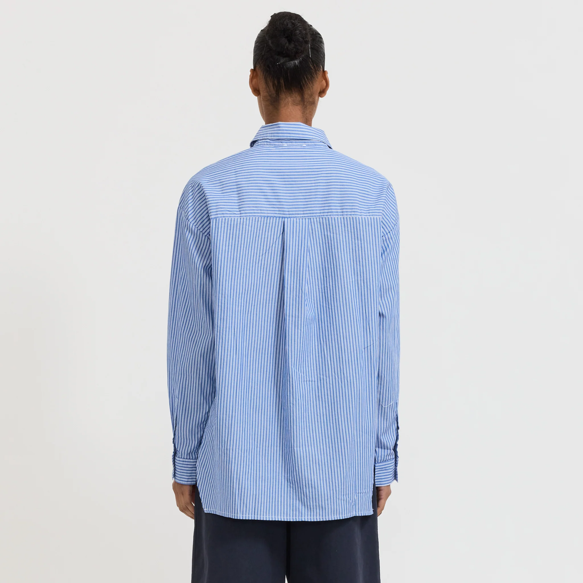 Zatybay Shirt Aqua Stripes - Image 4