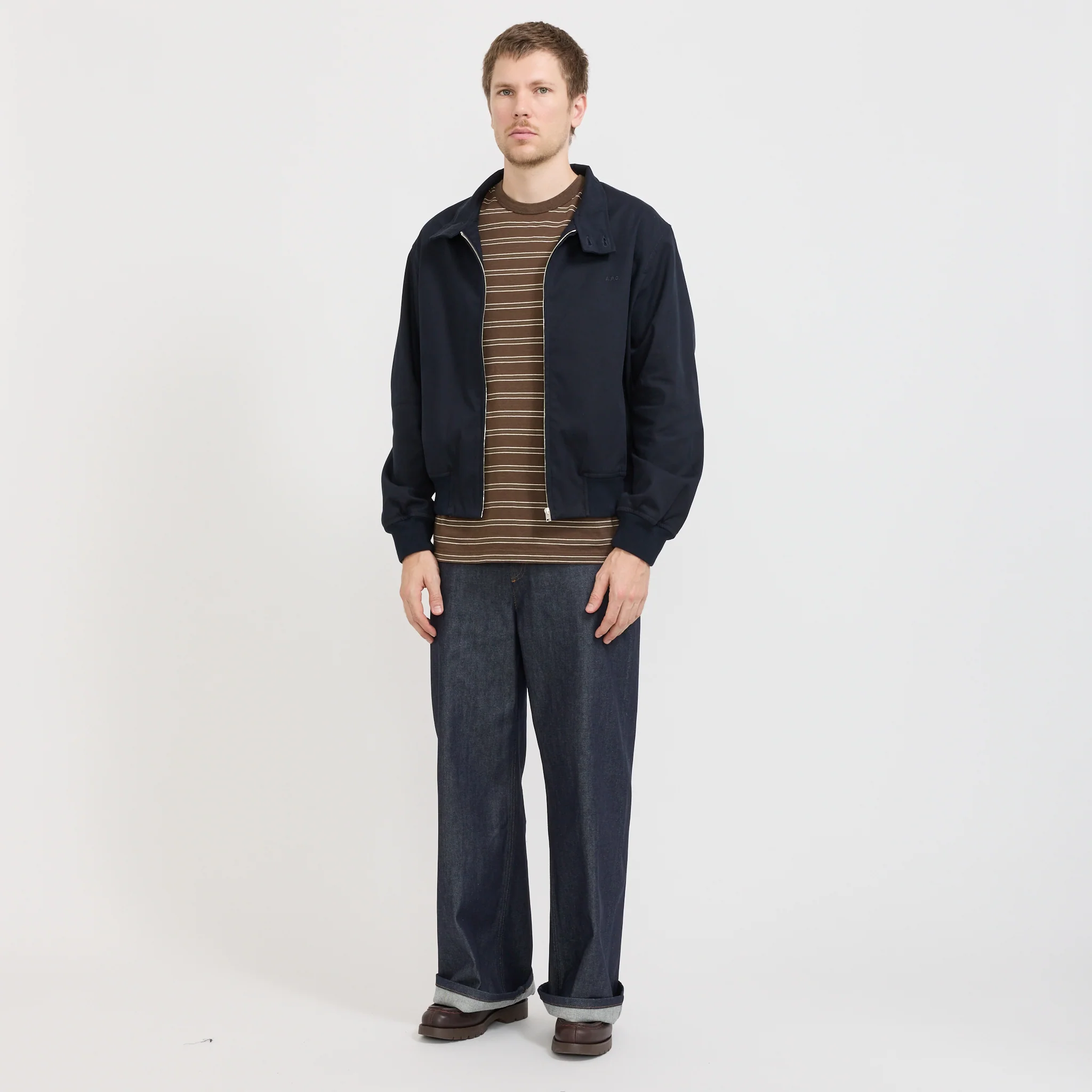 Zip Jacket Dark Navy - Image 8