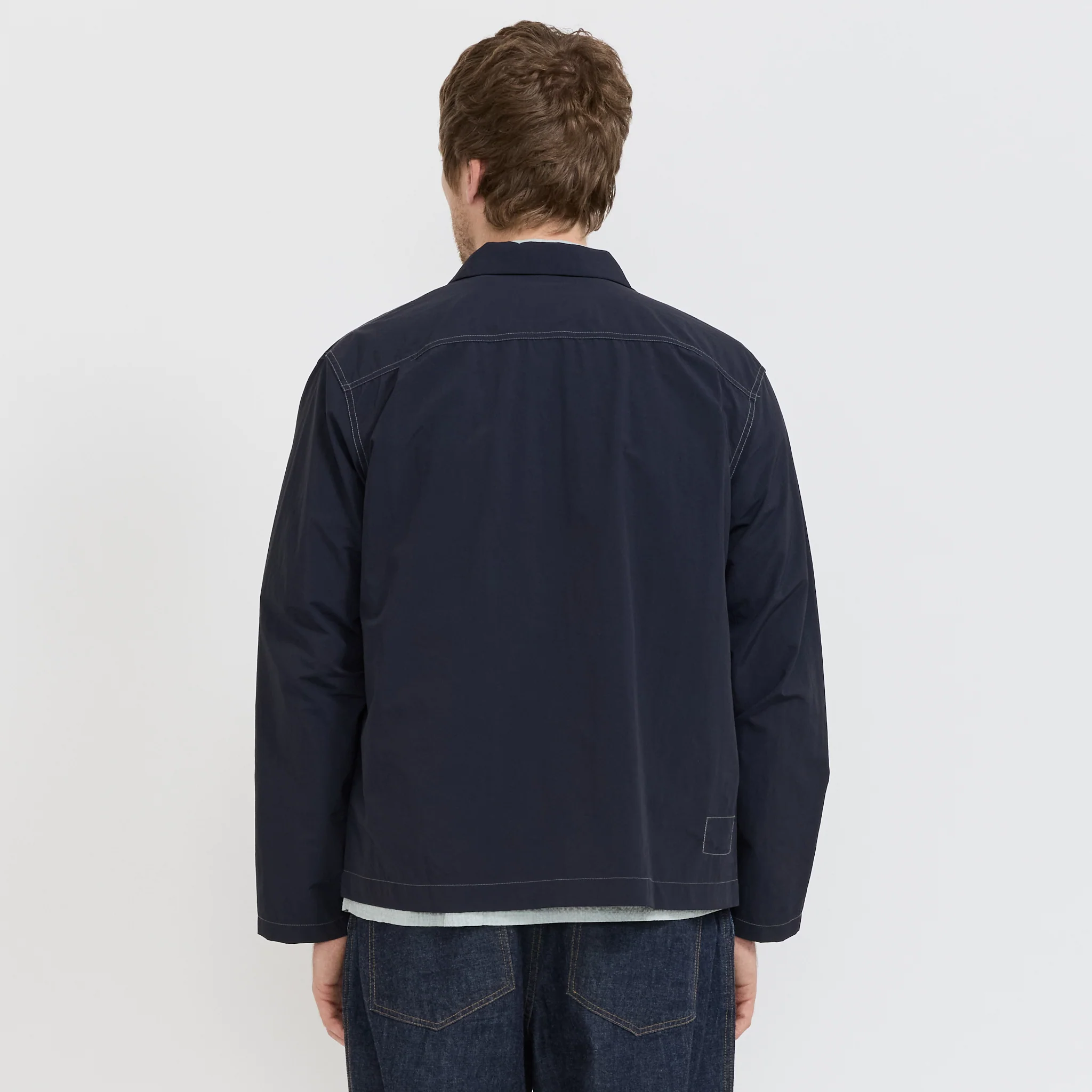 Zip Too Shirt Navy - Image 4