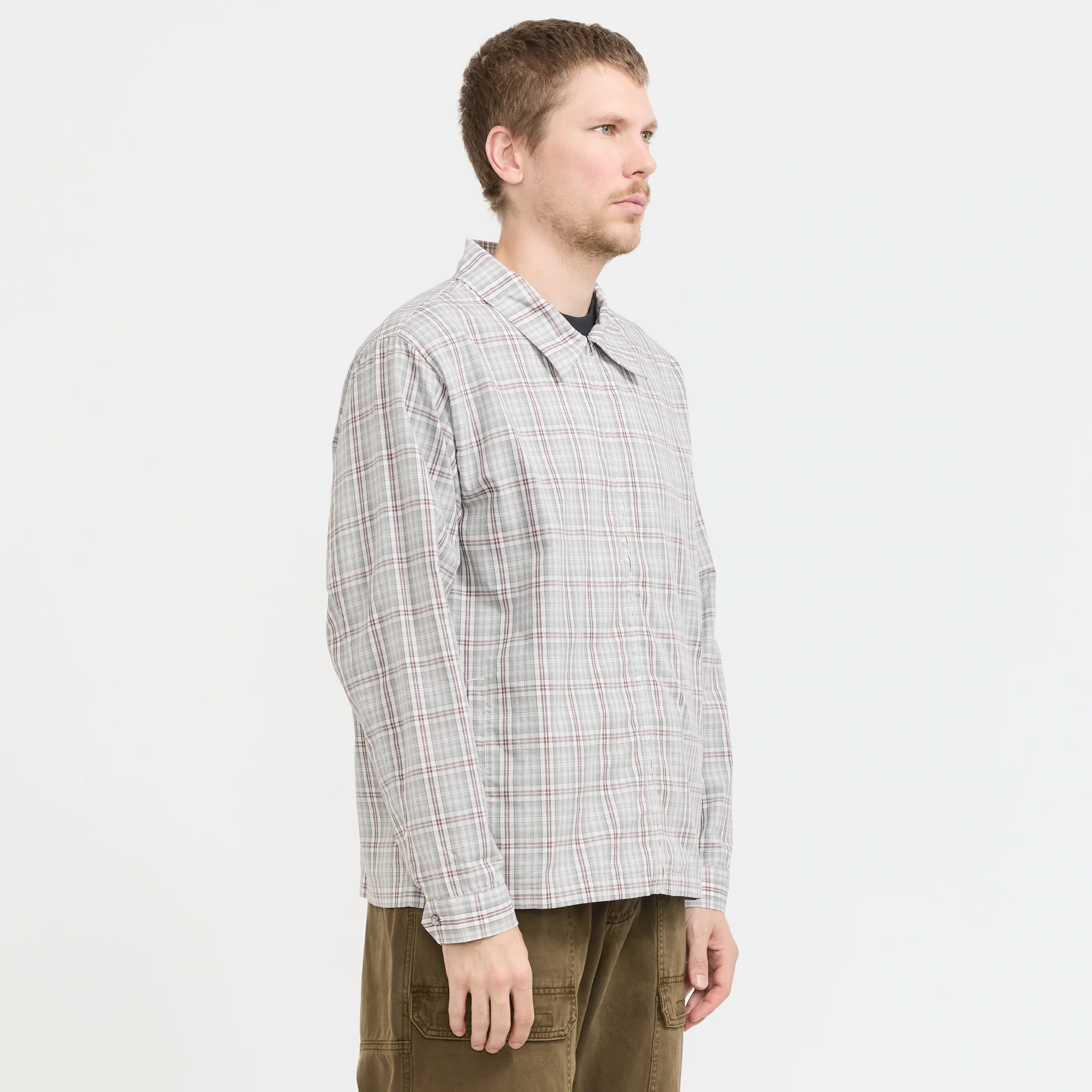 Zip-Up Garage Jacket Natural - Image 3